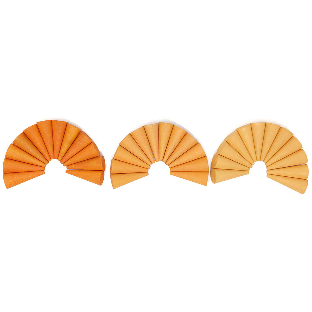 Mandala Orange Cones by Grapat