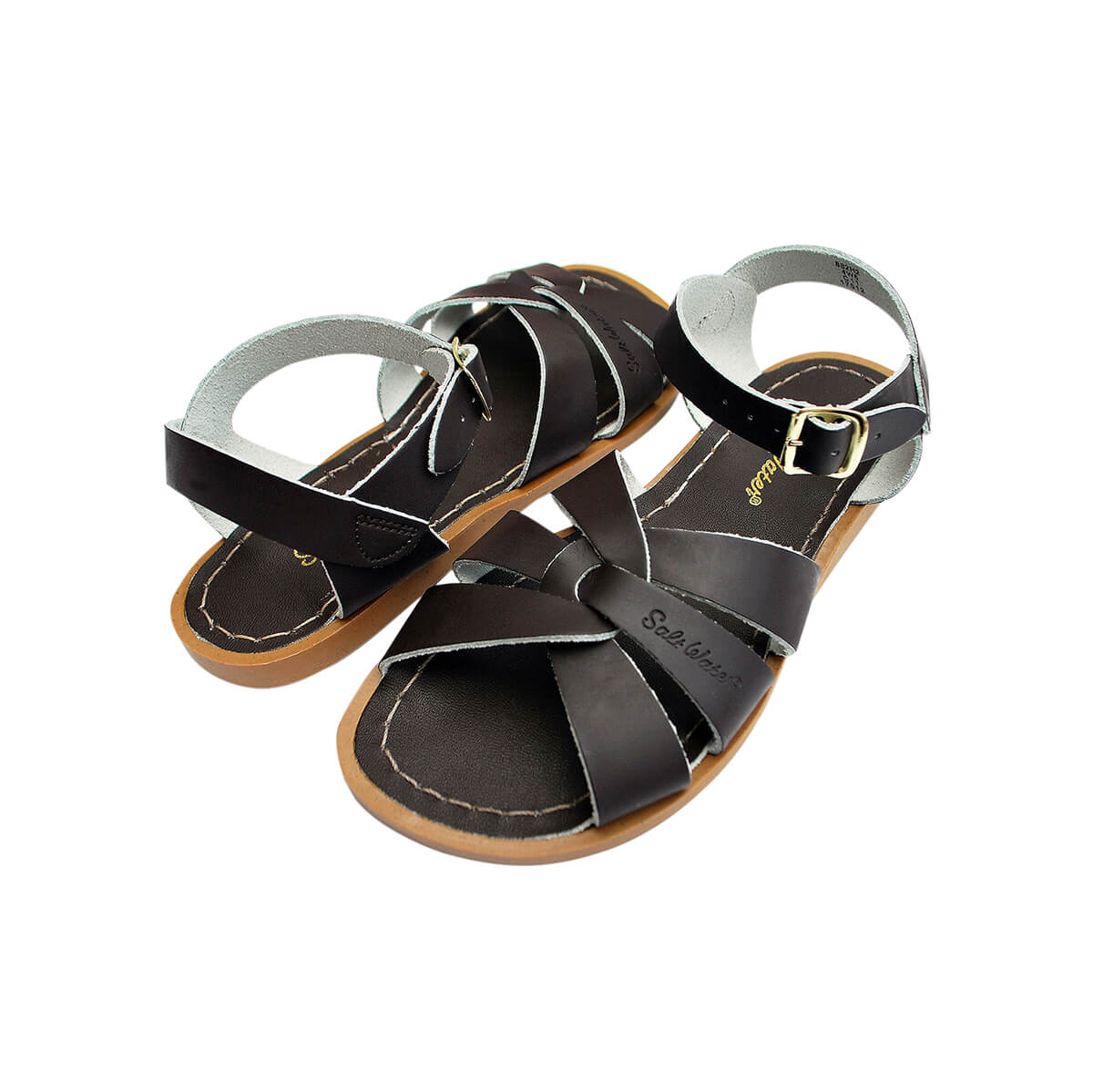 Original Sandals in Brown by Salt-Water – Junior Edition