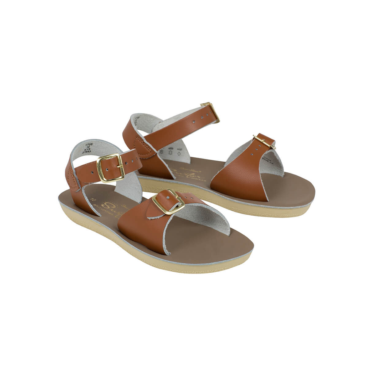Surfer Sandals in Tan by Salt-Water