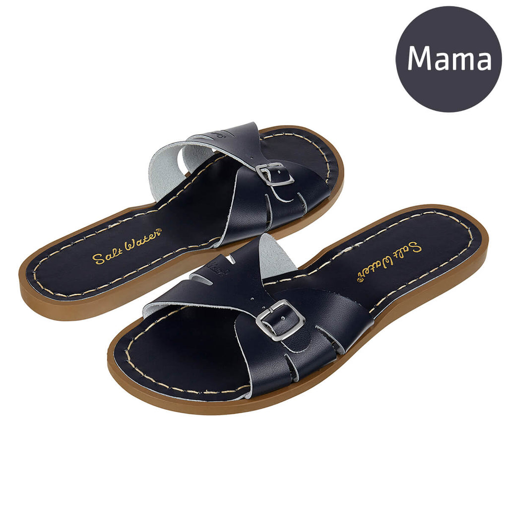 Classic Adult Slide in Navy by Salt-Water