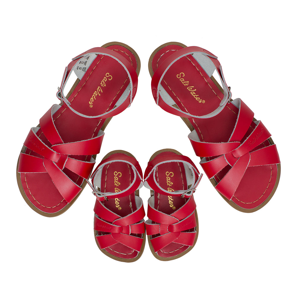Original Sandals in Red by Salt-Water