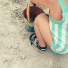 Surfer Sandals in Navy by Salt-Water