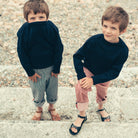 Surfer Sandals in Navy by Salt-Water