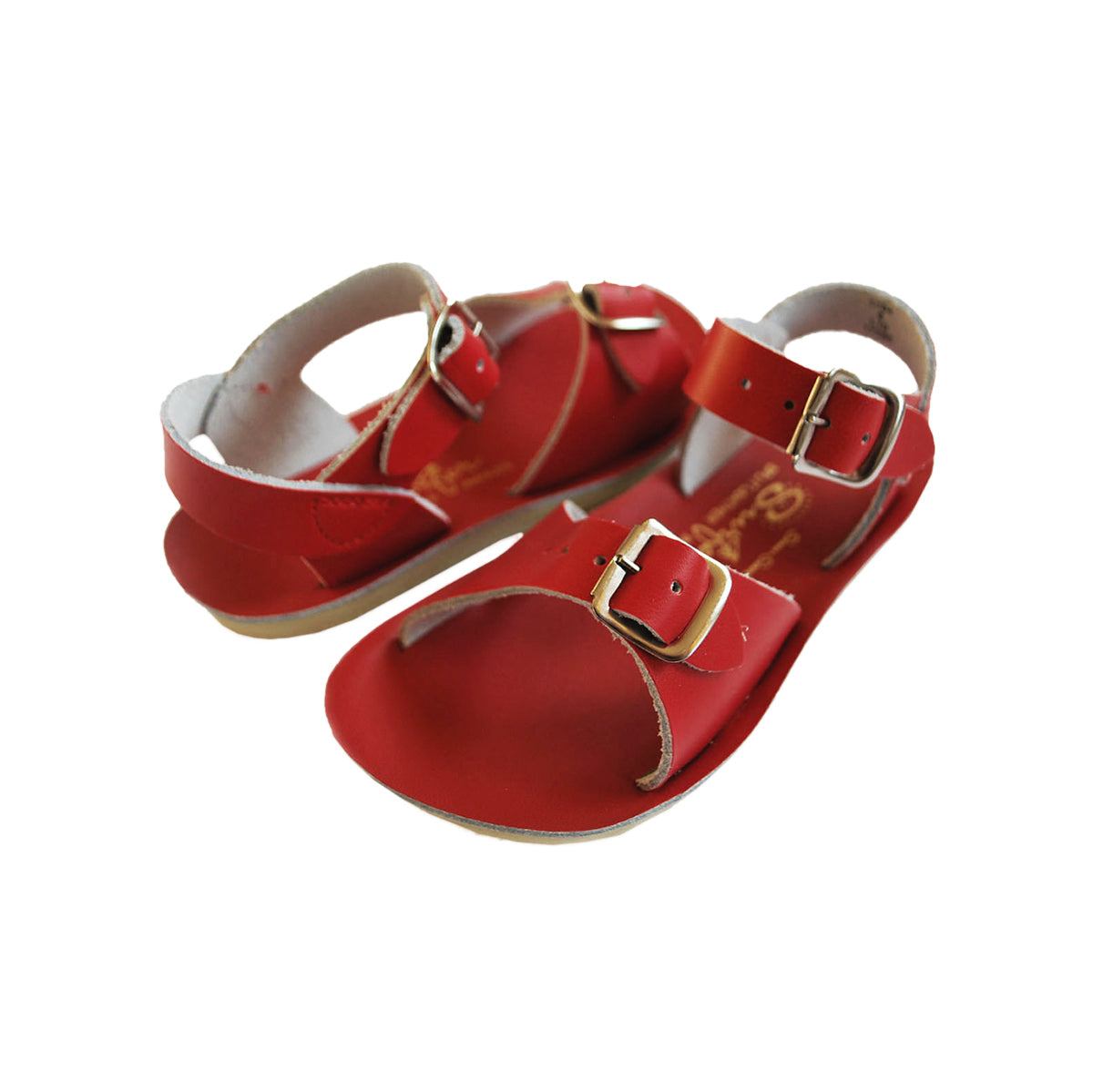 Surfer Sandals in Red by Salt-Water – Junior Edition