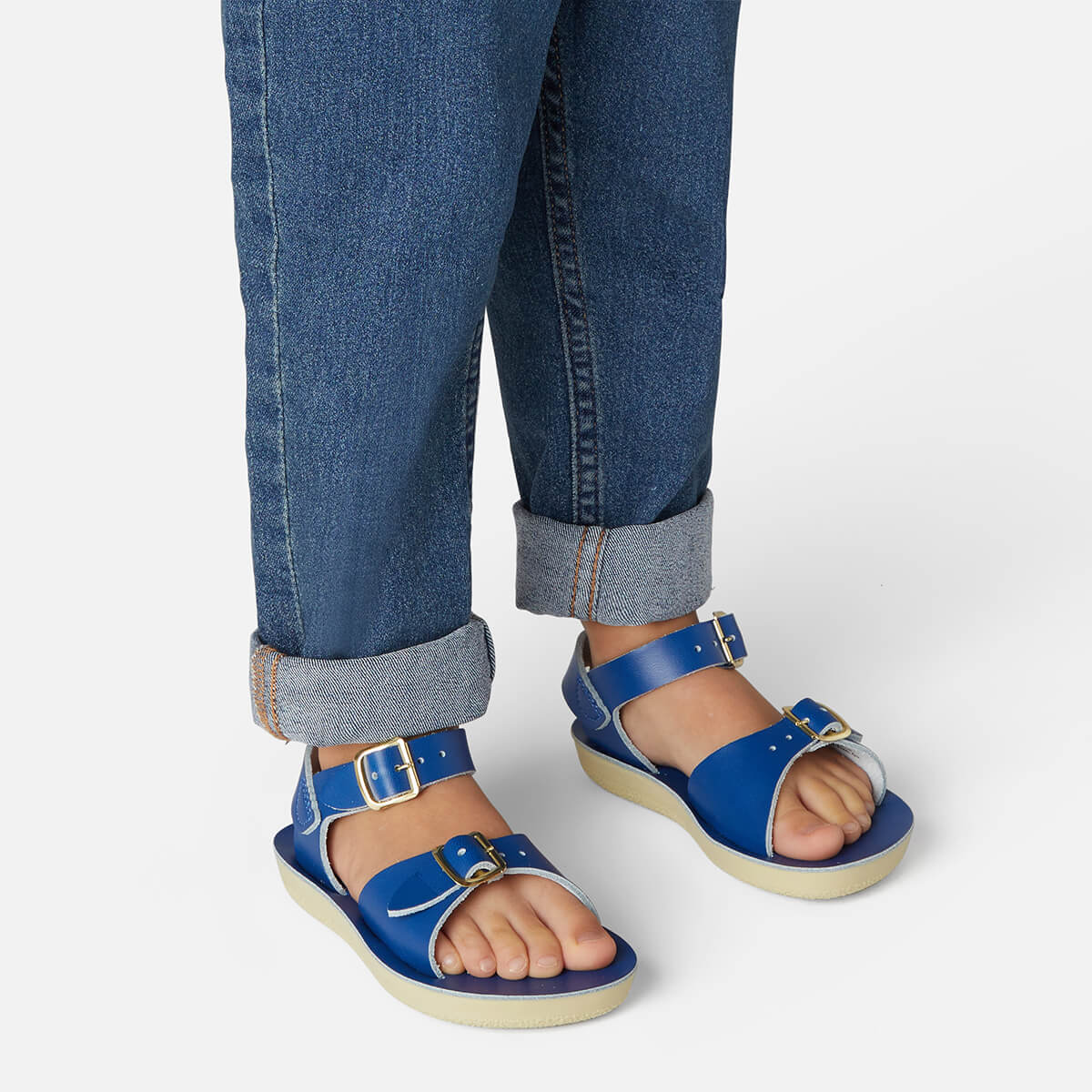 Surfer Sandals in Cobalt by Salt-Water – Junior Edition