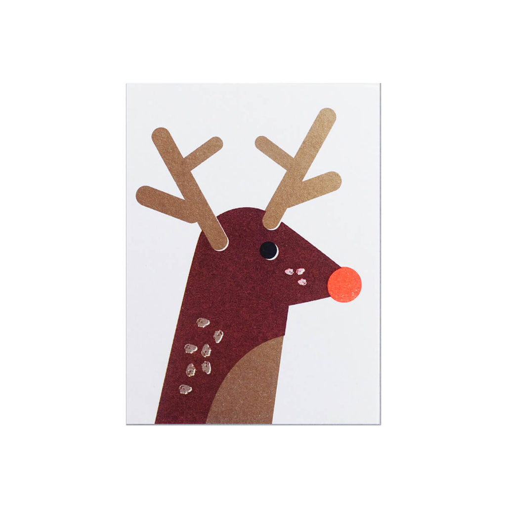 Rudolph Mini Christmas Card by Scout Editions