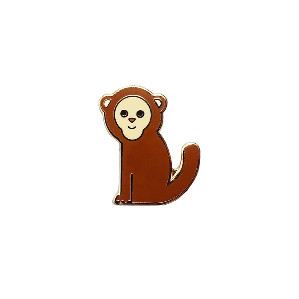 Monkey Enamel Pin by Scout Editions
