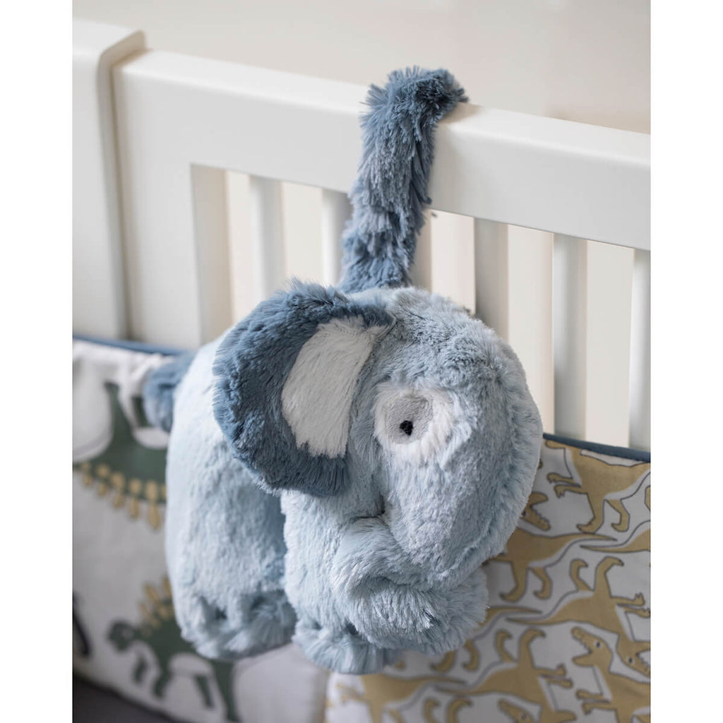 Elephant Plush Musical Pull Toy in Cloud Blue by Sebra