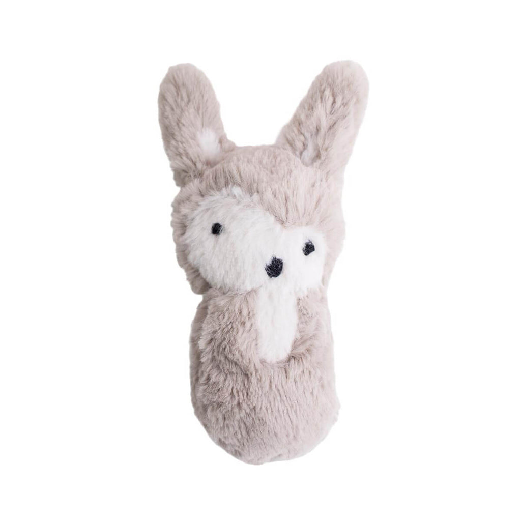 Siggy The Rabbit Plush Baby Rattle in Feather Beige by Sebra