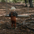 Footed Tights With Braces in Cinnamon by Silly Silas