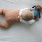 Footed Tights With Braces in Light Brown by Silly Silas