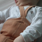 Footed Tights With Braces in Light Brown by Silly Silas