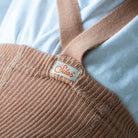 Footed Tights With Braces in Light Brown by Silly Silas