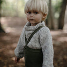 Footed Tights With Braces in Olive by Silly Silas