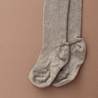Footed Tights With Braces in Peanut Blend by Silly Silas