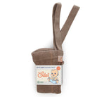 Footless Tights With Braces in Cacao Blend by Silly Silas