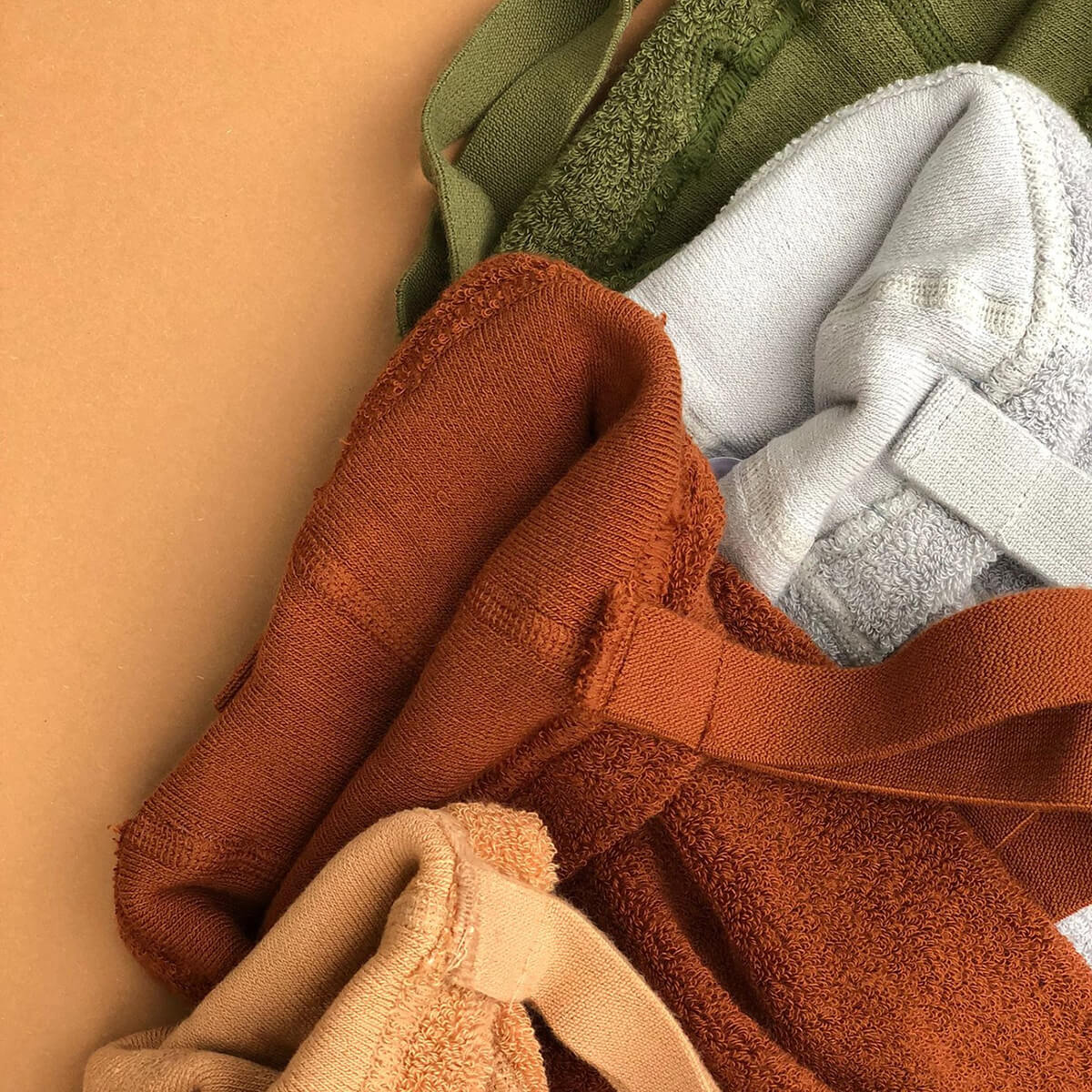 Teddy Warmy Footless Tights With Braces in Cinnamon by Silly Silas