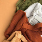 Teddy Warmy Footless Tights With Braces in Cinnamon by Silly Silas