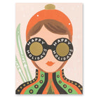 Ski Girl Christmas Greetings Card By Rifle Paper Co.