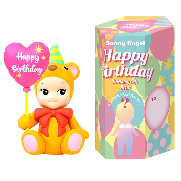 Birthday Bear Mini Figure by Sonny Angel – Junior Edition