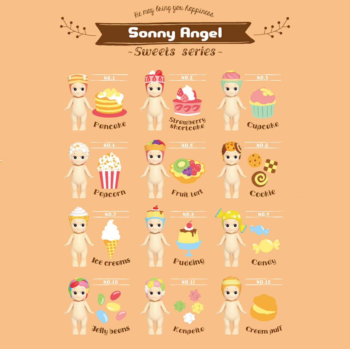 Sweets Series Doll by Sonny Angel