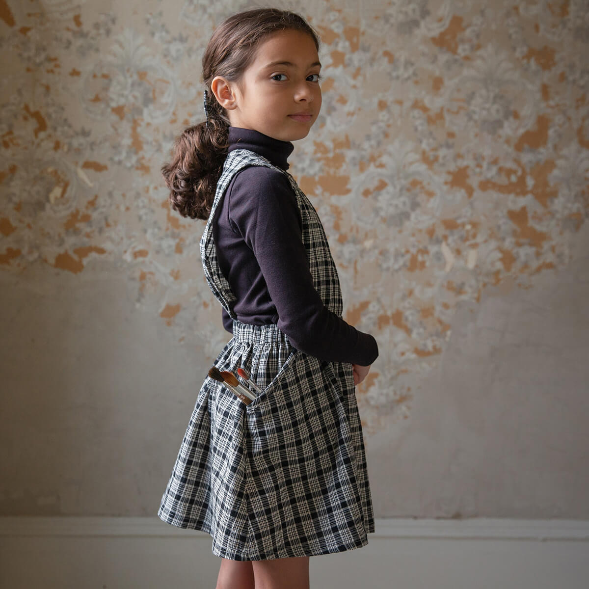 Soor Ploom Tippi pinafore 8Y