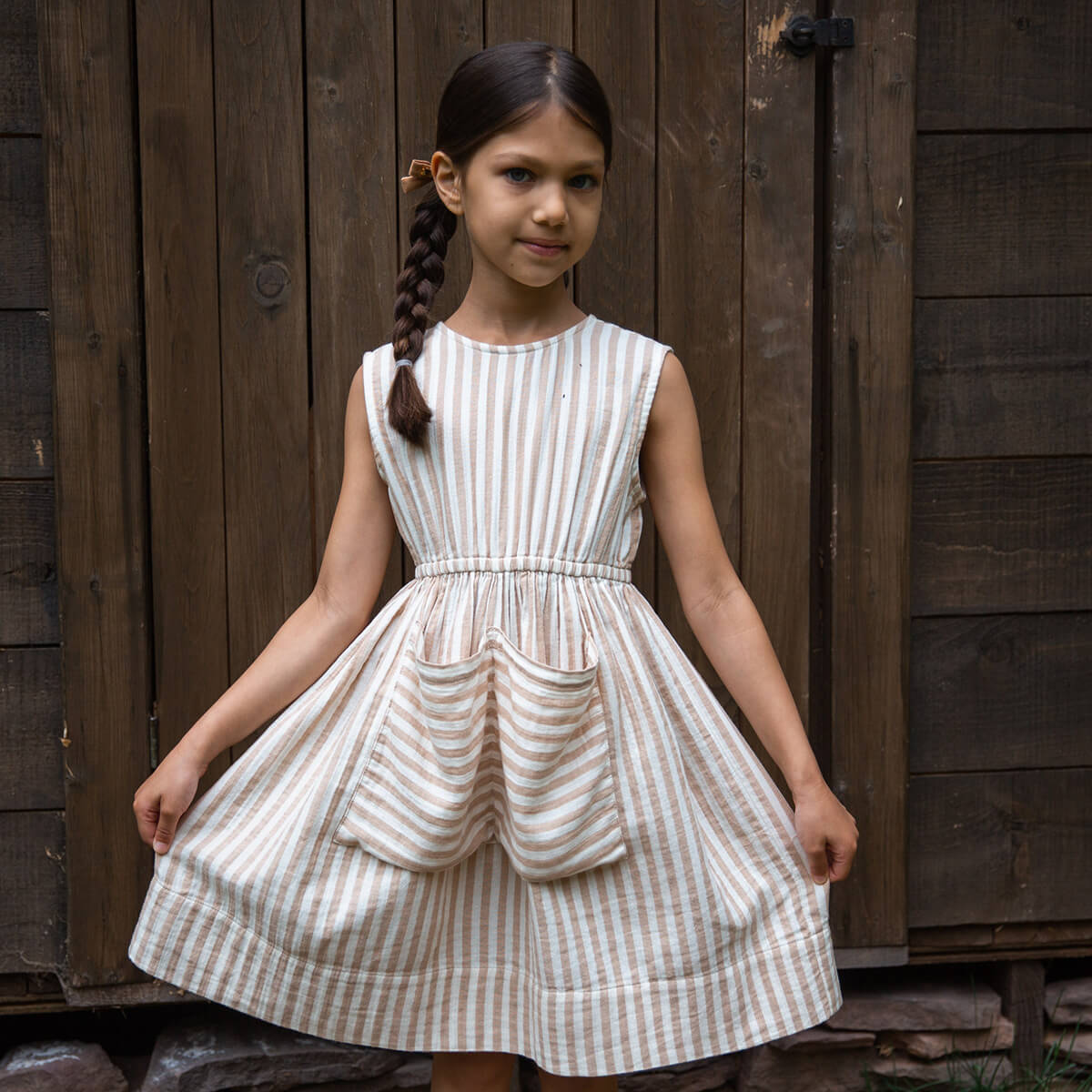 Orla Dress in Stripe by Soor Ploom – Junior Edition