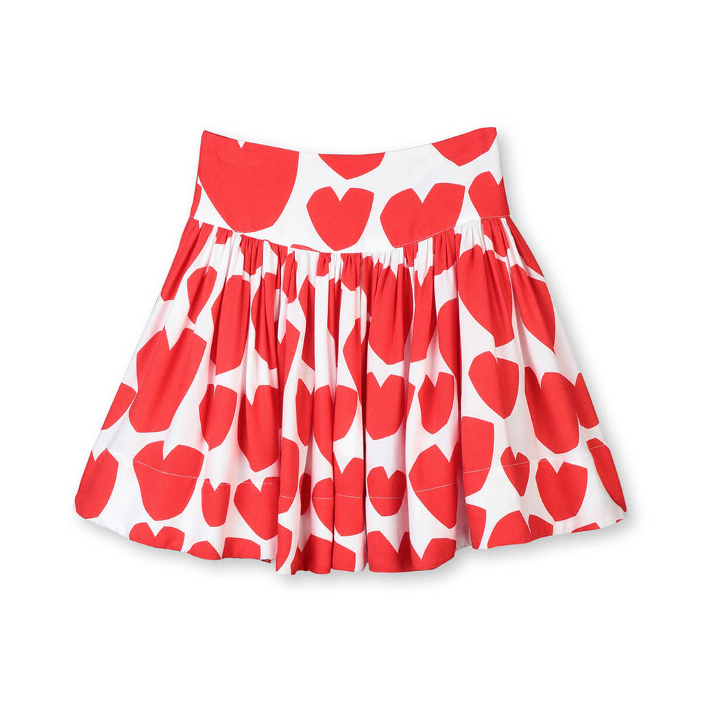 Hearts Viscose Skirt by Stella McCartney Kids - Last One In Stock - 14 Years