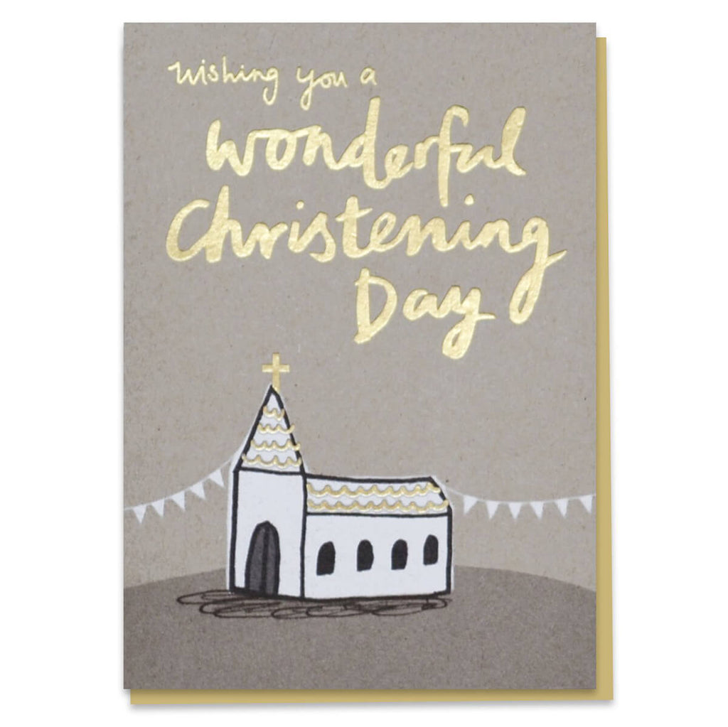 Wonderful Christening Greetings Card by Stormy Knight