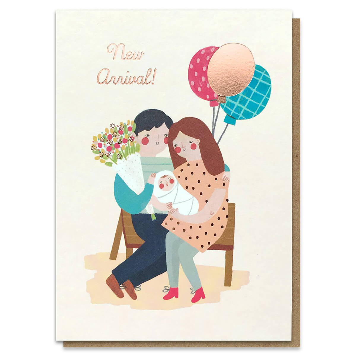 New Arrival Greetings Card by Stormy Knight