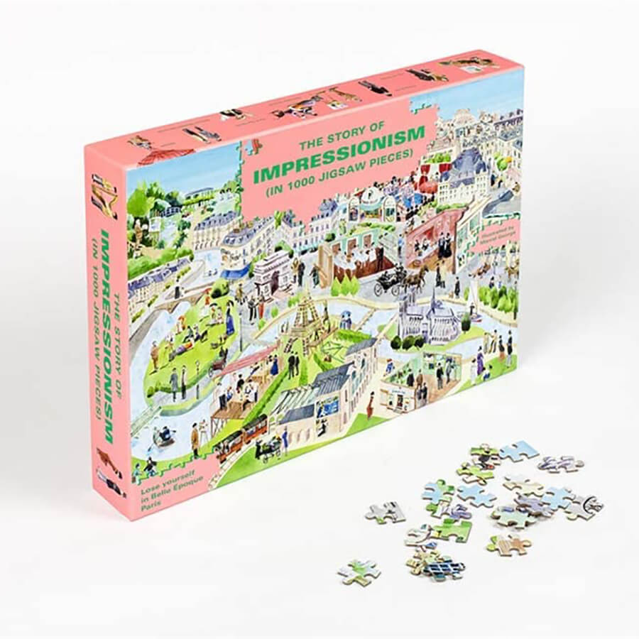 Story of Impressionism 1000 Piece Jigsaw Puzzle: Spot the Artists in Belle Époque Paris by Marcel George