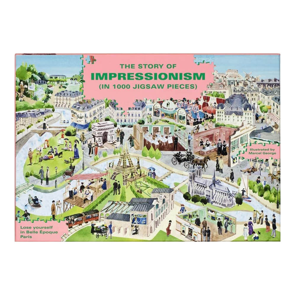 Story of Impressionism 1000 Piece Jigsaw Puzzle: Spot the Artists in Belle Époque Paris by Marcel George