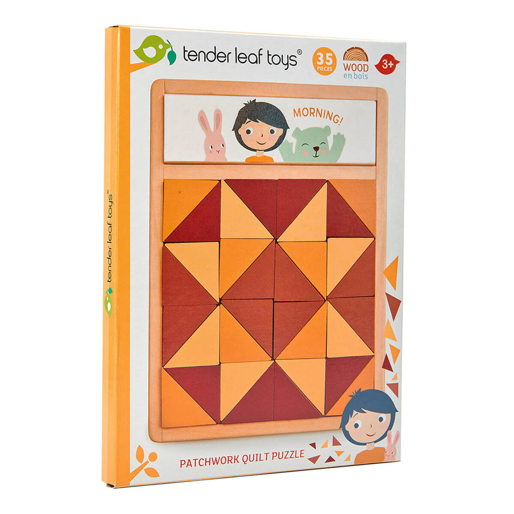 Patchwork Quilt Puzzle by Tender Leaf Toys
