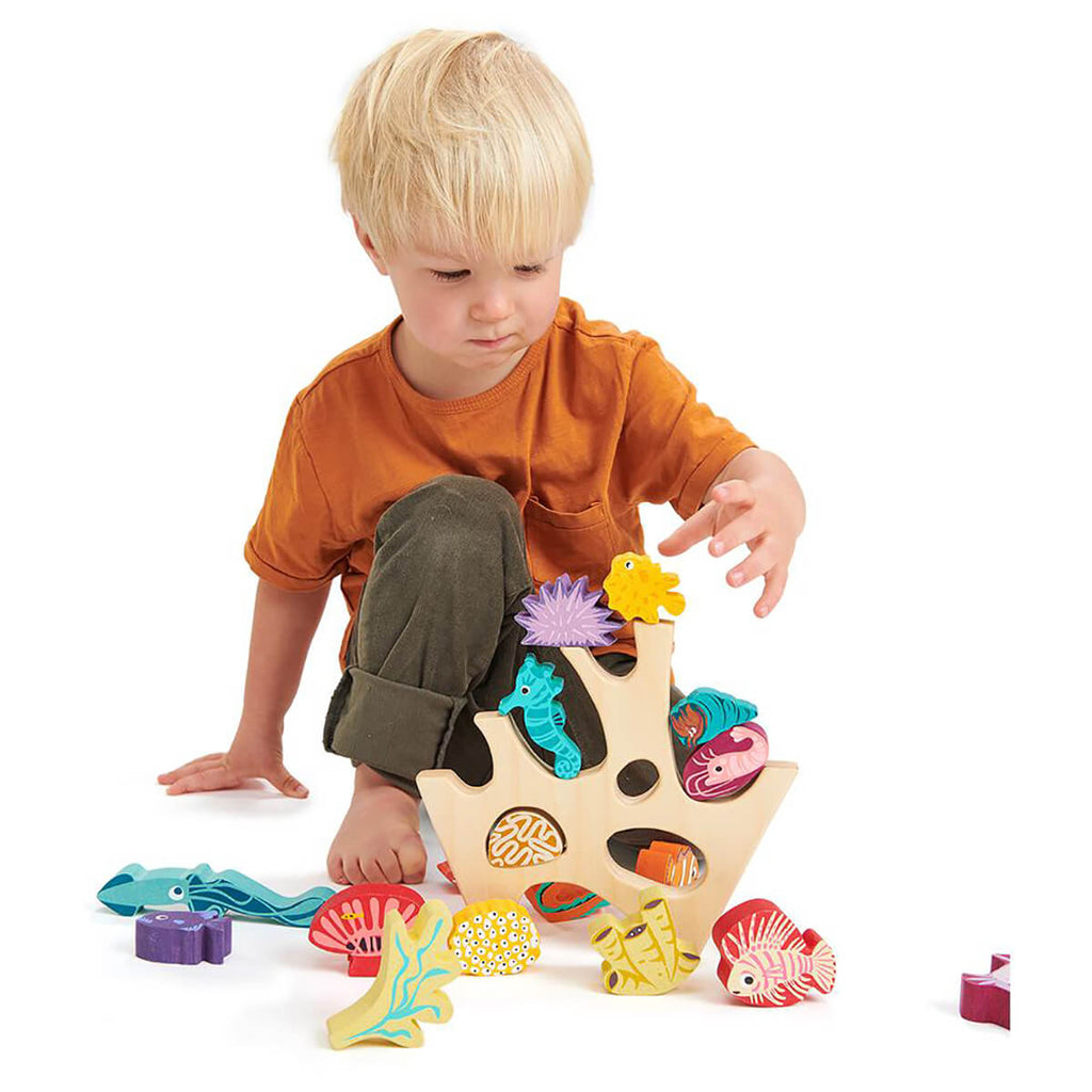 Stacking Coral Reef by Tender Leaf Toys