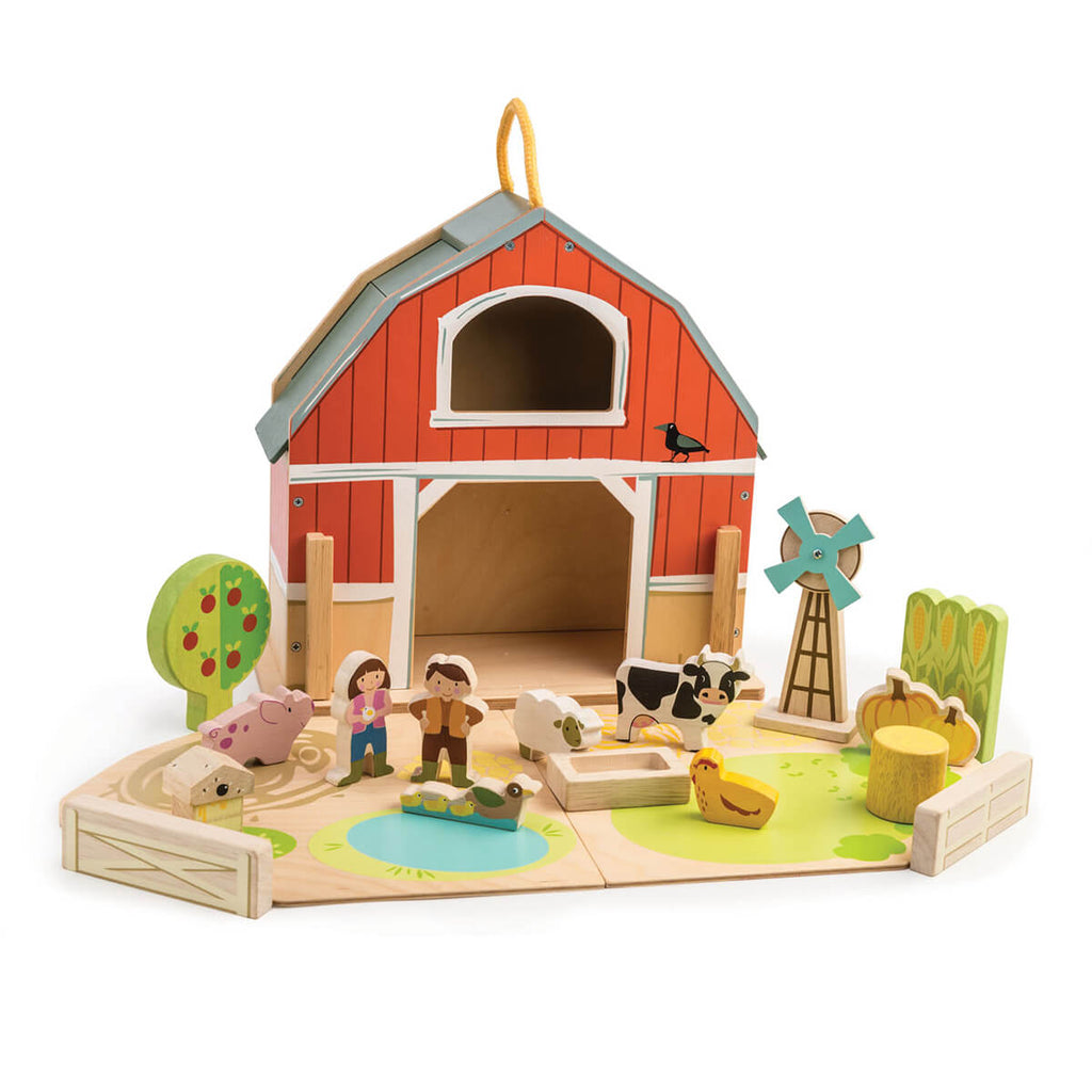 Little Barn Set by Tender Leaf Toys
