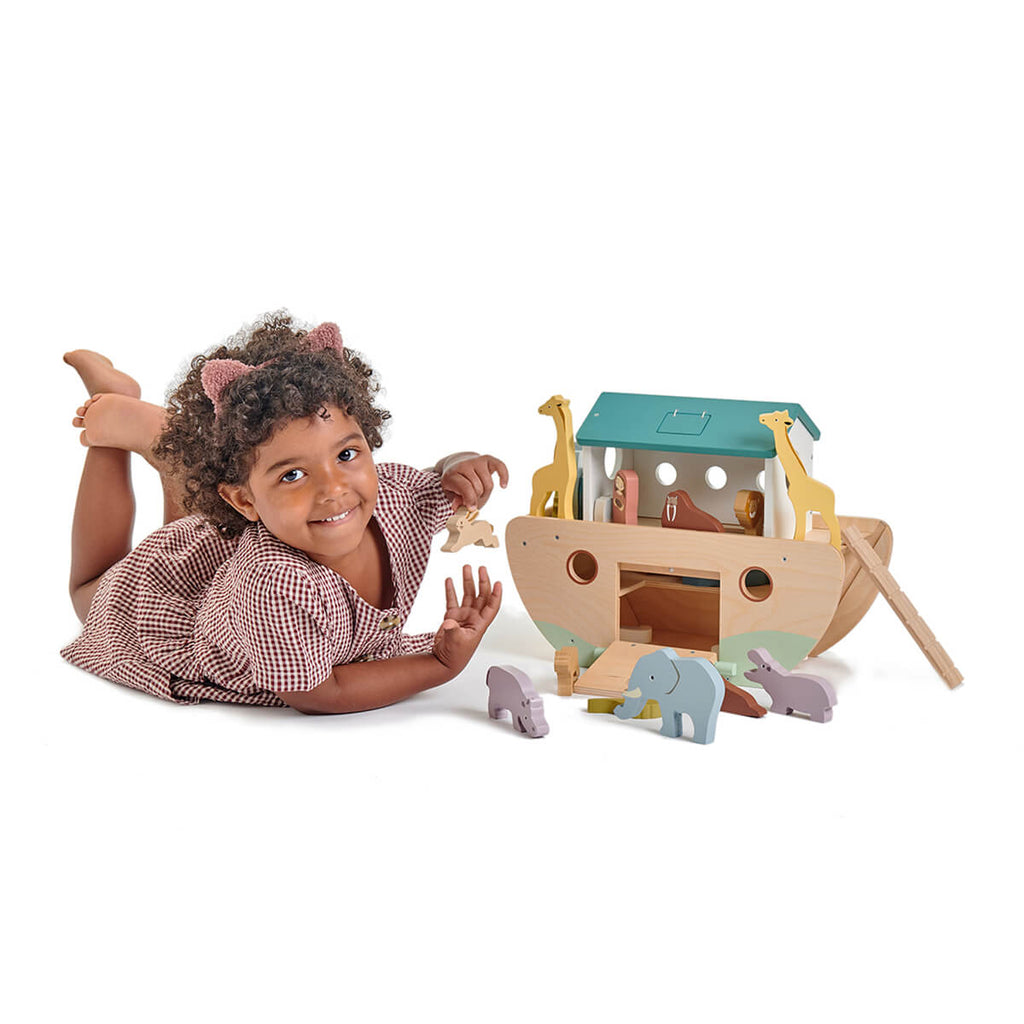 Noah's Wooden Ark by Tender Leaf Toys