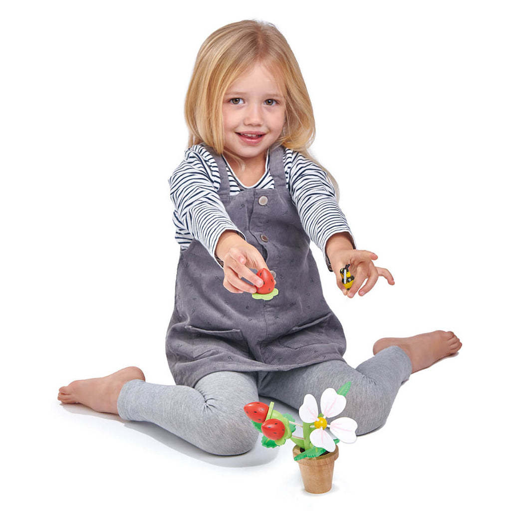 Strawberry Flower Pot by Tender Leaf Toys