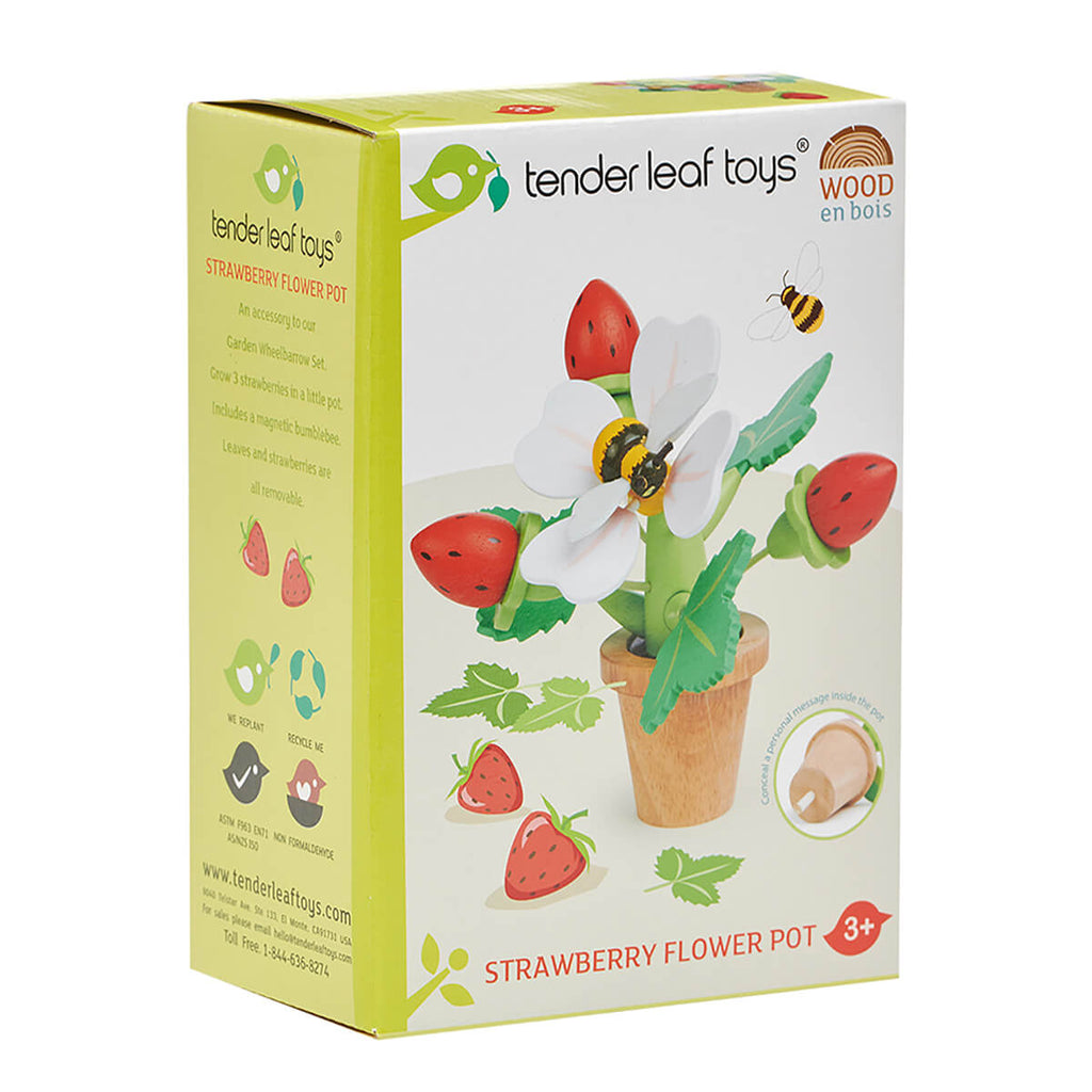 Strawberry Flower Pot by Tender Leaf Toys