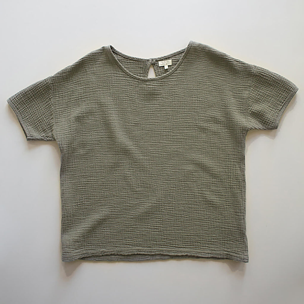 The Muslin Top in Sage by The Simple Folk