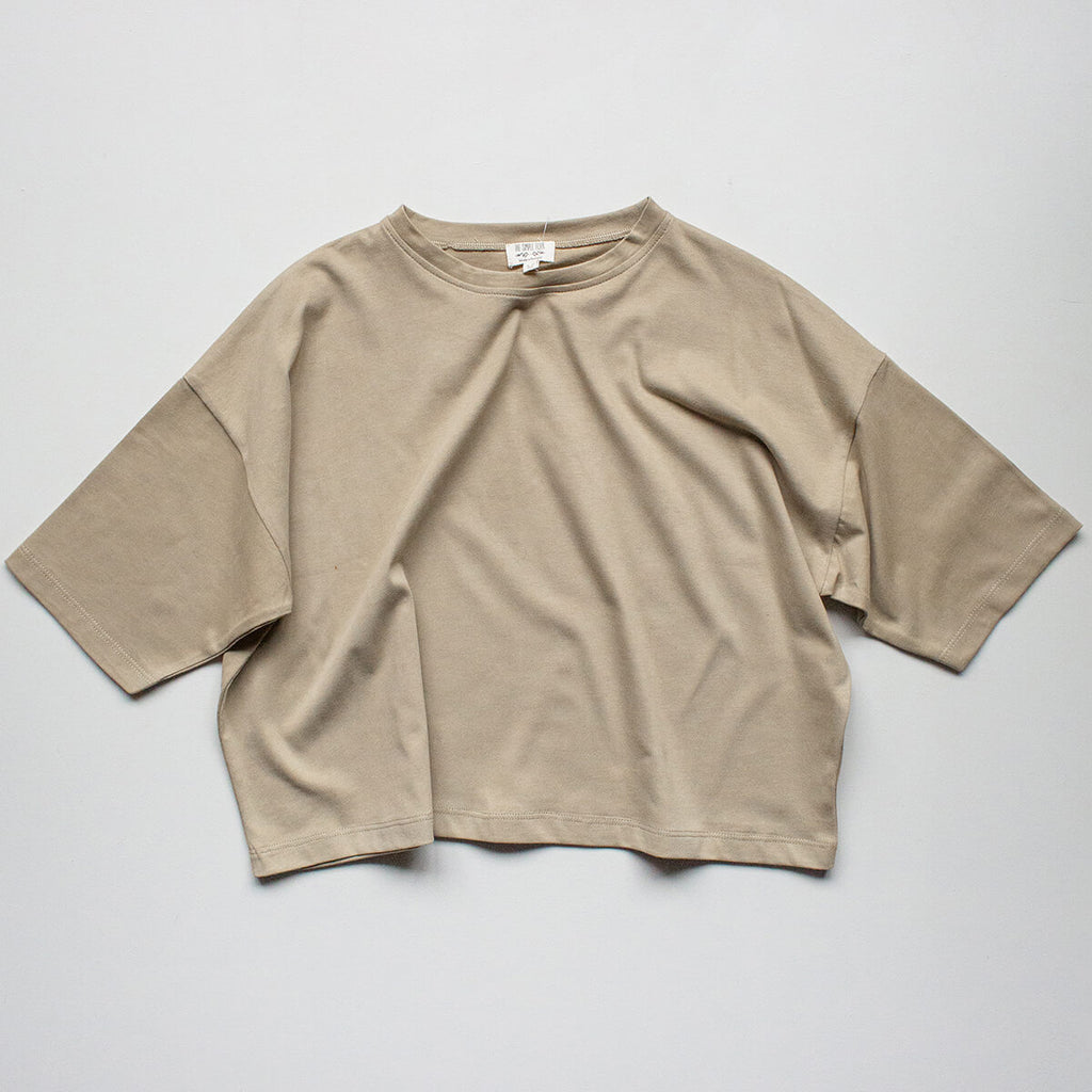 The Oversized Tee in Sand by The Simple Folk