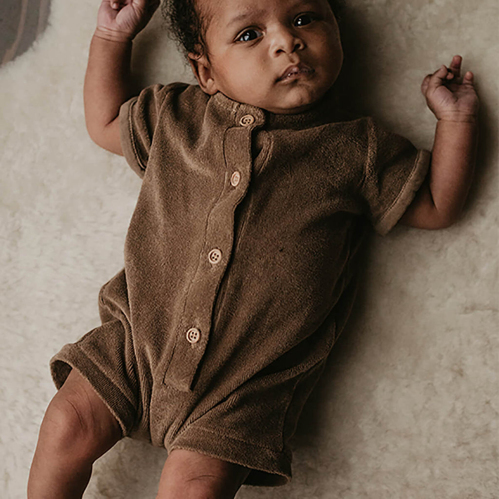 The Daily Playsuit in Walnut by The Simple Folk