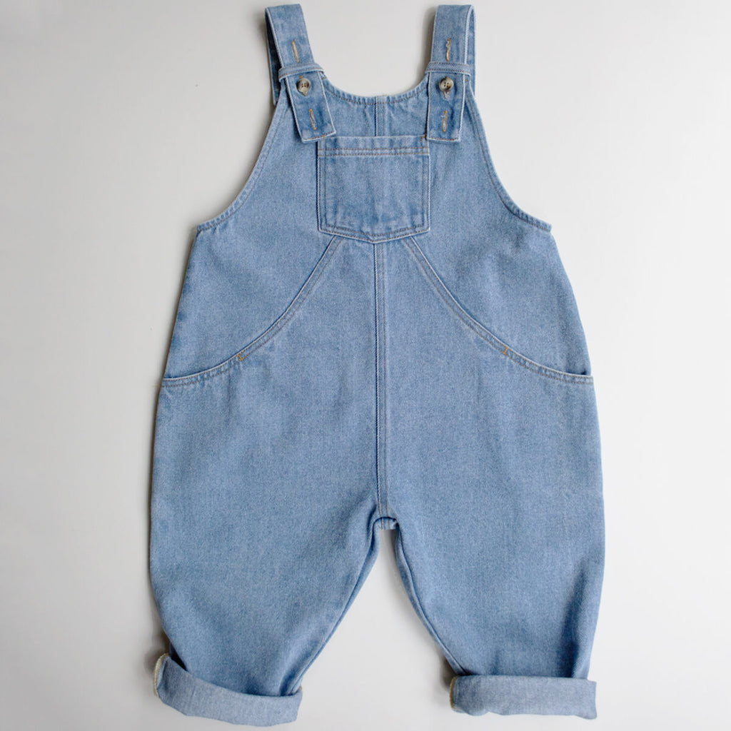 The Oversized Denim Dungaree by The Simple Folk