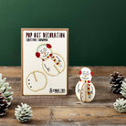 Snowman Pop Out Decoration And Christmas Card by The Pop Out Card Company