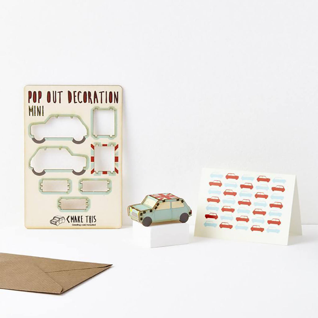 Mini Pop Out Decoration And Greetings Card by The Pop Out Card Company