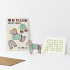 Schnauzer Dog Pop Out Decoration And Greetings Card by The Pop Out Card Company