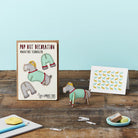 Schnauzer Dog Pop Out Decoration And Greetings Card by The Pop Out Card Company