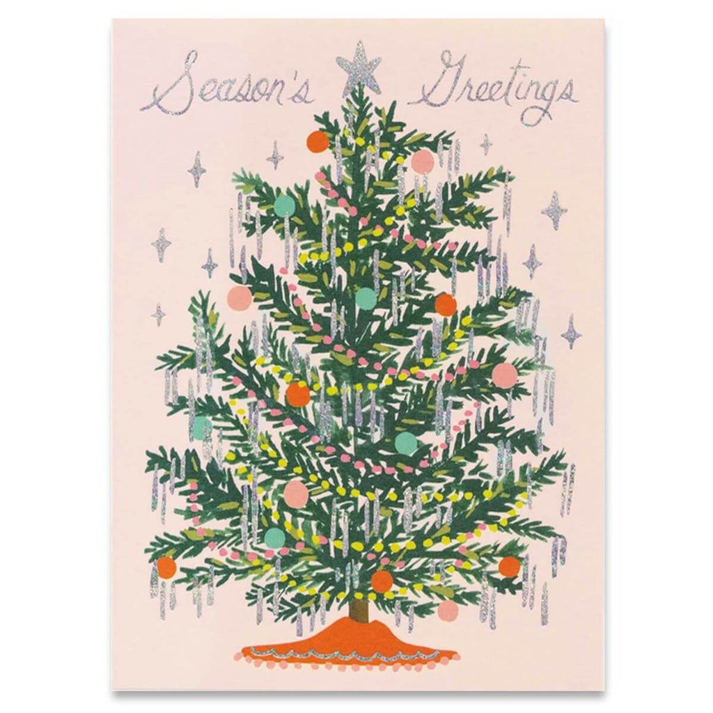 Tinsel Tree Christmas Greetings Card By Rifle Paper Co.