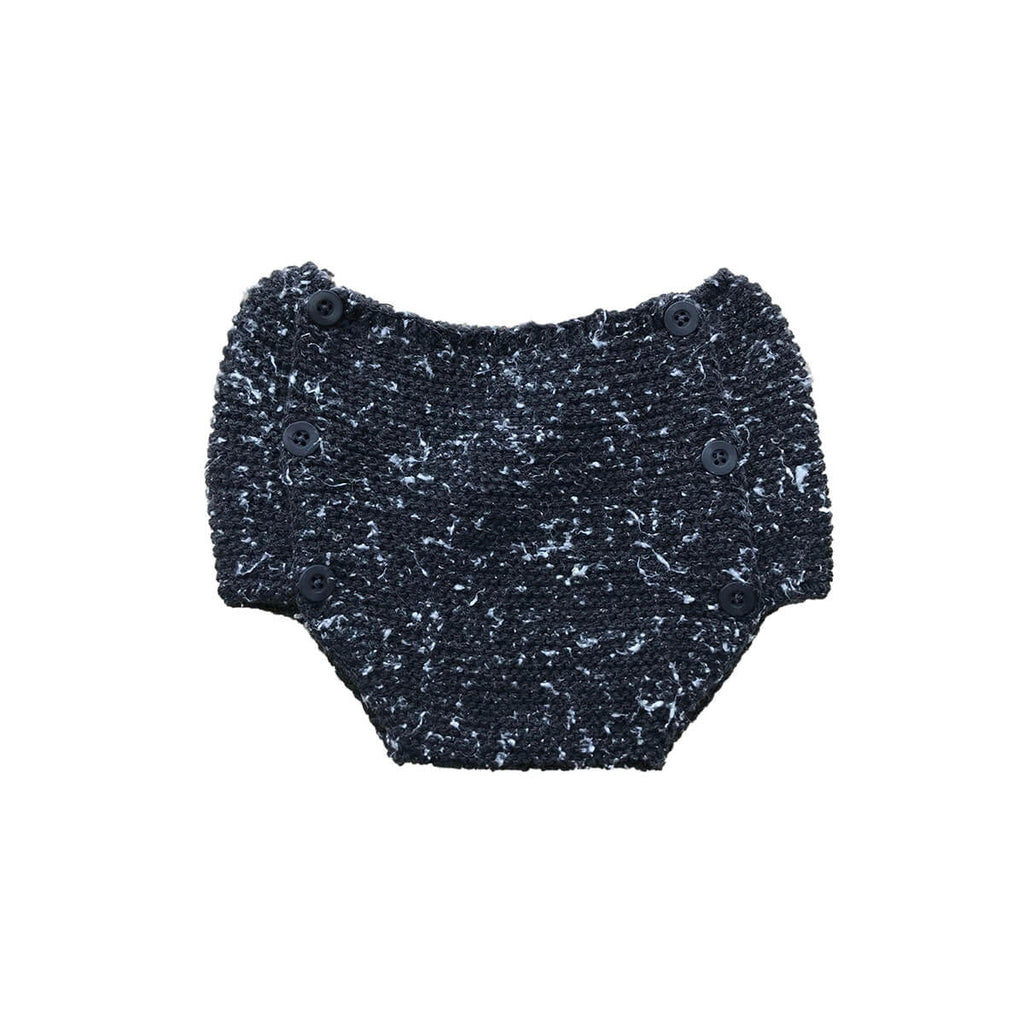 Links Knitted Bloomers in Black by Tocoto Vintage - Last One In Stock - 3 Months