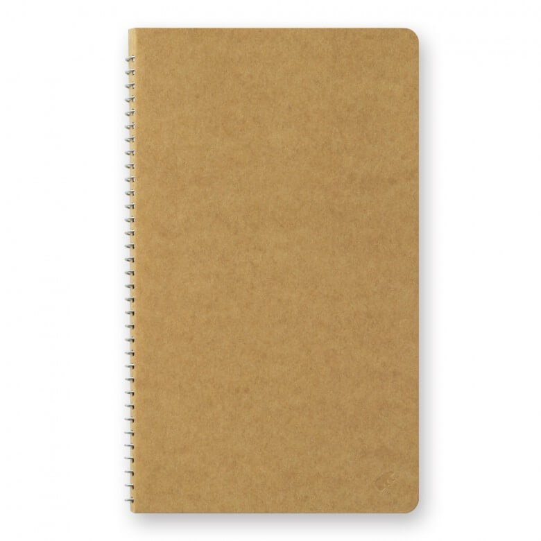MD White Spiral Ring Notebook A5 Slim by Traveler's Company