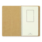 MD White Spiral Ring Notebook A5 Slim by Traveler's Company